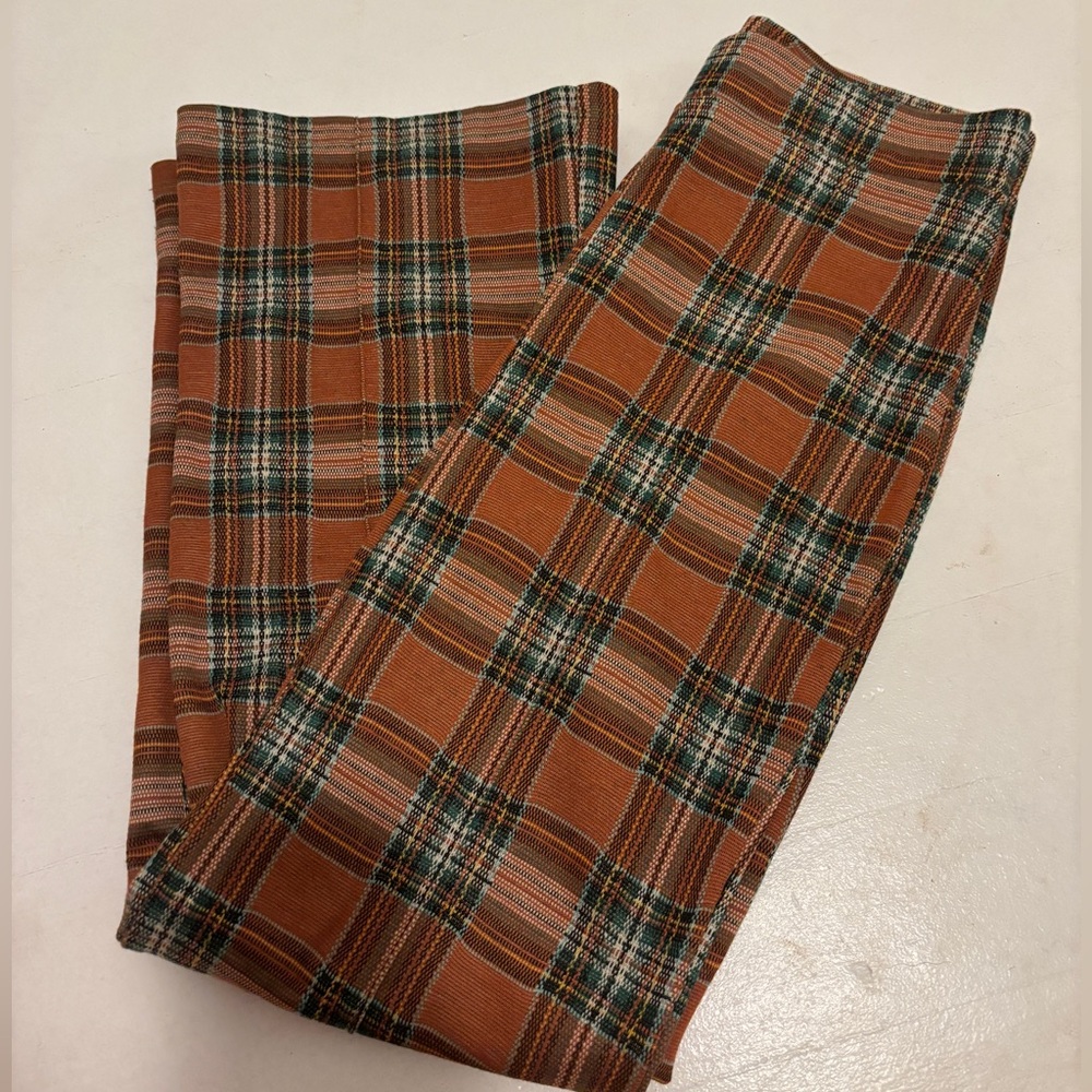 Free People Plaid Float On Pant